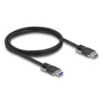 DeLOCK 81254 USB-kabel USB 3.2 Gen 1 (3.1 Gen 1) 1 m USB A Zwart
