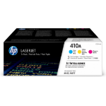 HP 410A 3-pack Cyan/Magenta/Yellow Original LaserJet Toner Cartridges