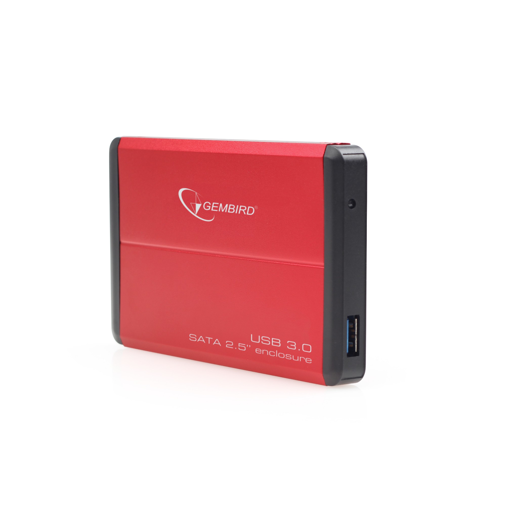 Gembird EE2-U3S-2-R Hölje för lagringsenheter HDD-hölje Röd 2.5"