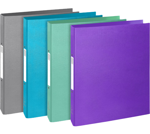 Photos - File Folder / Lever Arch File Exacompta TEKSTO Cardboard Green, Grey, Purple, Turquoise A4 54650E 