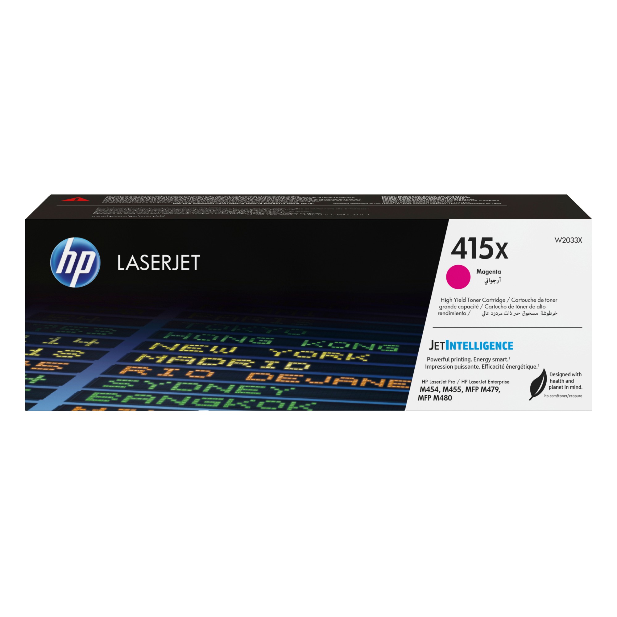 HP W2033X/415X Toner cartridge magenta. 6K pages ISO/IEC 19798 for HP