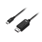 Siig USB TYPE-C TO DISPLAYPORT 2M CABLE Black
