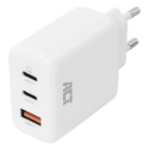 ACT USB-C/USB-A lader 65W 3-poorts met Power Delivery PPS, QuickCharge en GanFast