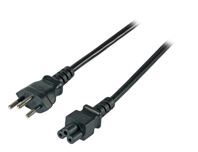EFB Elektronik EK495.1,8V2 power cable Black 1.8 m Power plug type J C5 coupler