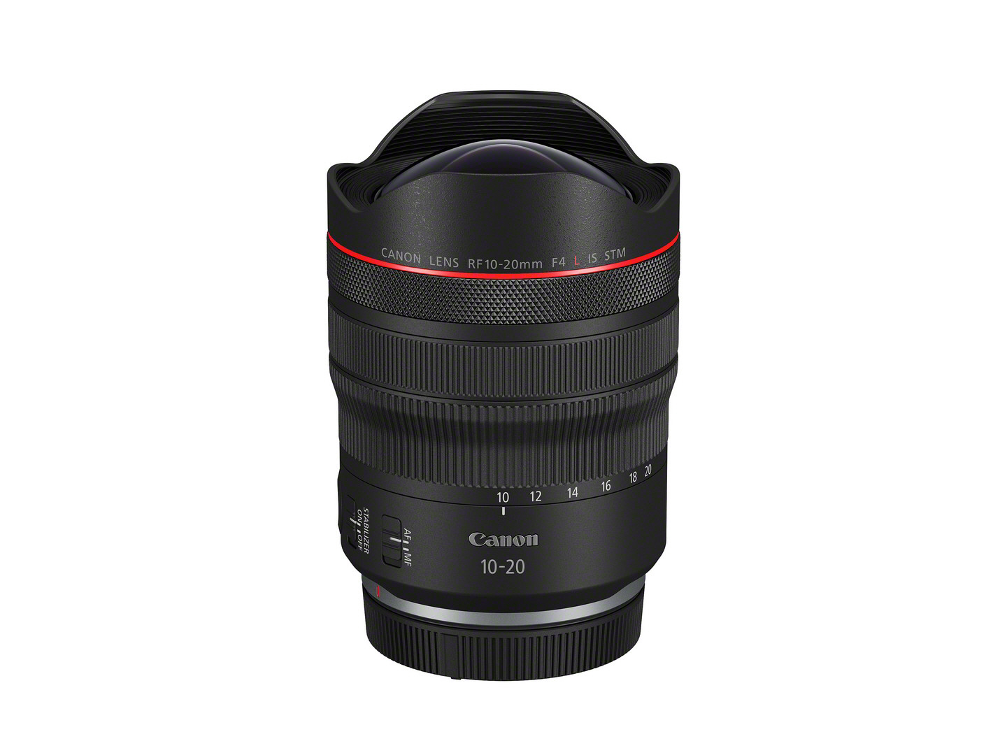 6182C005 CANON RF 10-20mm F4L IS STM Wide Angle Lens - Black