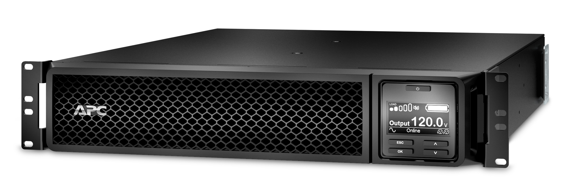 APC SRT2200RMXLAUS 2.2kVA / 1.8kW Online Double-Conversion 2U Rackmount UPS