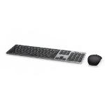 DELL 580-AFQJ keyboard Mouse included RF Wireless + Bluetooth QWERTY Spanish Black