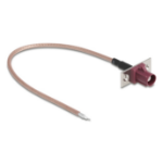 DeLOCK 90729 coaxial cable RG-316/U 0.2 m FAKRA D No Bordeaux, Brown