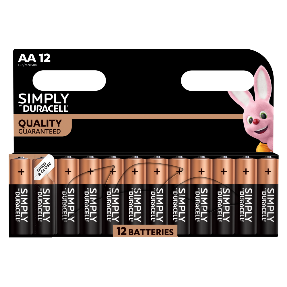 Simply AA Alkaline Batteries Pack of 12 thumbnail