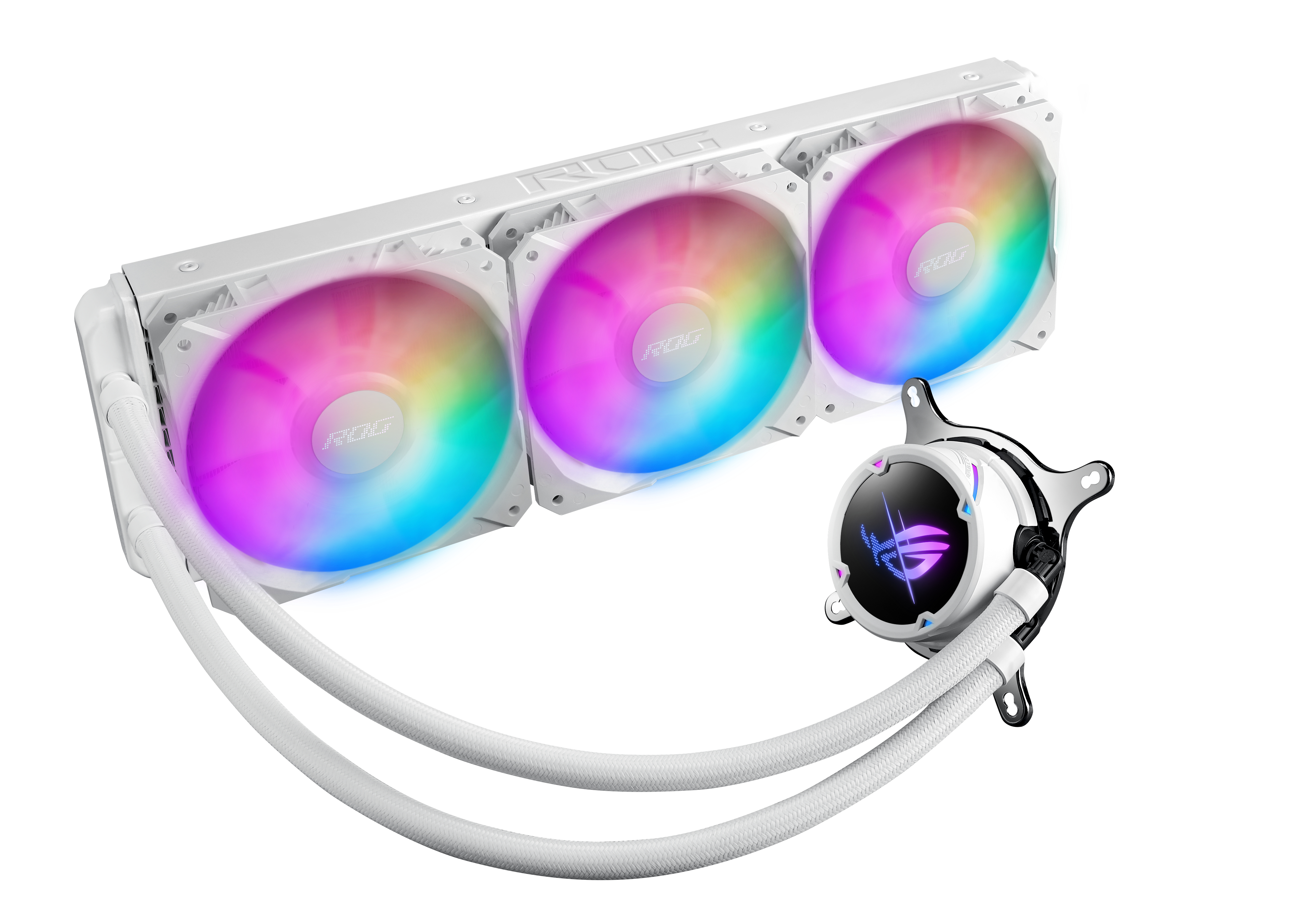 Image of ASUS ROG Strix LC II 360 ARGB White Edition Processor All-in-one...