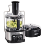 Hamilton Beach 70815 food processor 450 W 2.84 L Black, Silver