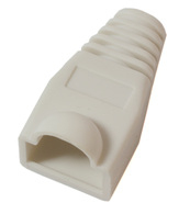 Microconnect Boots RJ-45 Plugs White