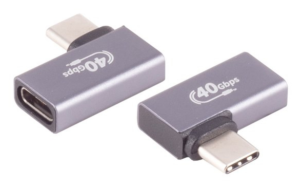 EU Product - USB-C Adapter 4.0 90� Winkel links/rechts Pro thumbnail