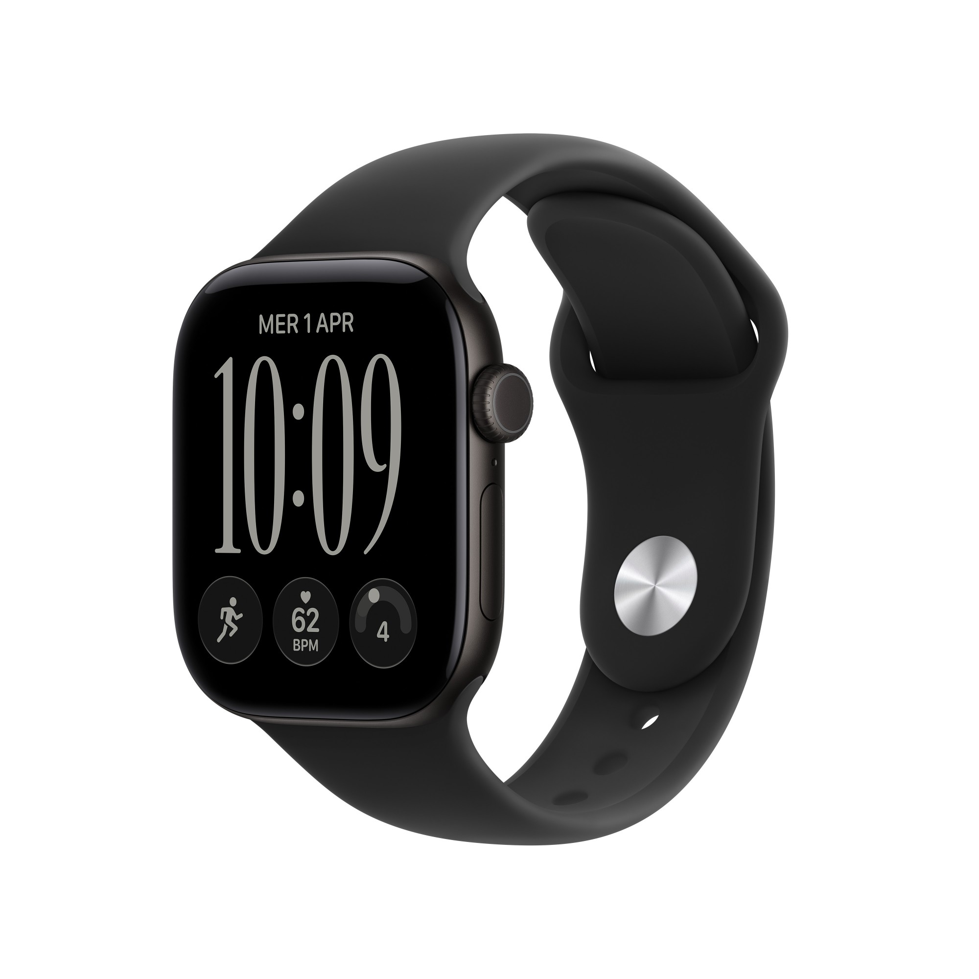 Apple Watch Series 12 (Demo) GPS 42mm Black Aluminium Case with Black
