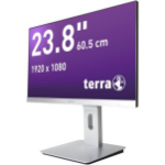 Wortmann AG TERRA 3030205 LED display 60.5 cm (23.8") 1920 x 1080 pixels Full HD Black, Silver