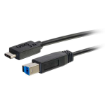 C2G USB 3.0, C - Standard B, 1m USB-kabel USB 3.2 Gen 1 (3.1 Gen 1) USB C USB B Zwart