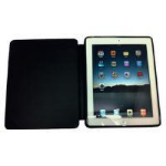 iGo Portfolio Leather Luxury Case with Stand for iPad 2 - Bl
