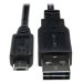 Tripp Lite UR050-06N USB cable USB 2.0 5.91" (0.15 m) USB A Micro-USB B Black