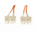 4Cabling 20m SC-SC OM1 Multimode Fibre Optic Cable: Orange