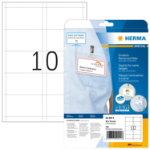 HERMA 9011 printeretiket Wit Niet-klevend printerlabel