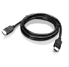 Photos - Cable (video, audio, USB) Lenovo 2.0m DVI DVI cable 2 m DVI-D Black 0B47071 