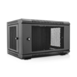 V7 RMWC6U-1N rack cabinet 6U Wall mounted rack Black