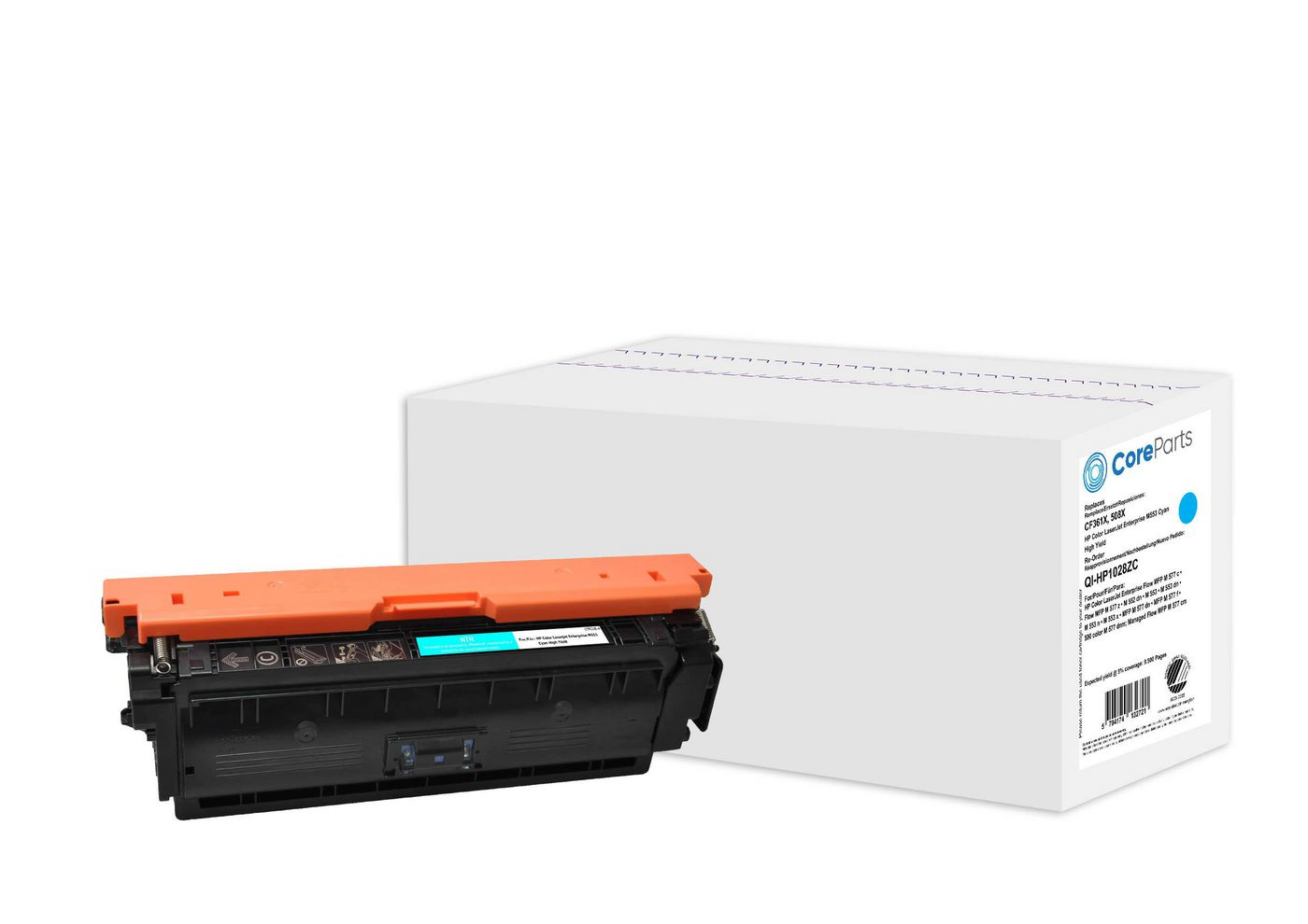 Image of CoreParts QI-HP1028ZC toner cartridge 1 pc(s) Compatible Cyan