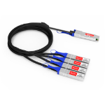 Accortec MCP7H70-V02AR26-ACC InfiniBand/fibre optic cable 98.4" (2.5 m) QSFP56 4x SFP56 DAC Black