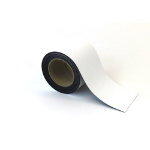 Beaverswood Magnetic Easy Wipe Warehouse Racking Strip H100mmxW10m White (Roll) - MSR10W