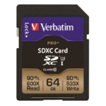 Verbatim Pro+ 64 GB SDXC Class 10