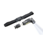 TROIKA ECO KNICKLICHT Black Hand flashlight + Headband flashlight COB LED