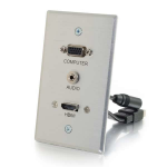 C2G 60144 HDMI, VGA, 3.5mm Aluminum