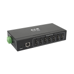 Tripp Lite U223-007-IND-1 7-Port Industrial-Grade USB 2.0 Hub - 15 kV ESD Immunity, Metal Housing, Wall/DIN Mountable