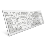 Sharkoon OfficePal K30W wh toetsenbord Thuis/Werk USB QWERTZ Duits Wit