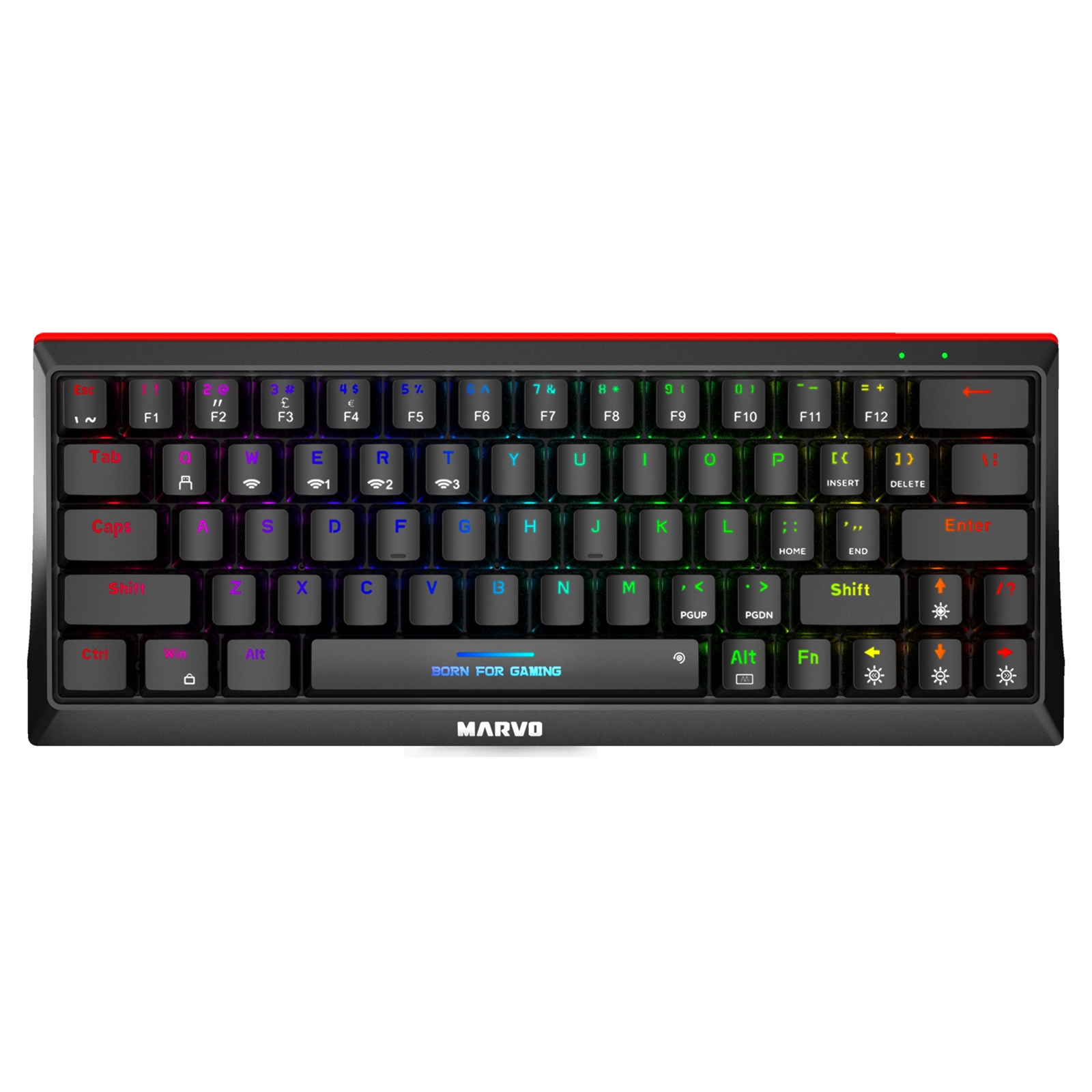 Image of MARVO Scorpion KG962W-UK Wireless Mechanical Gaming Keyboard with...