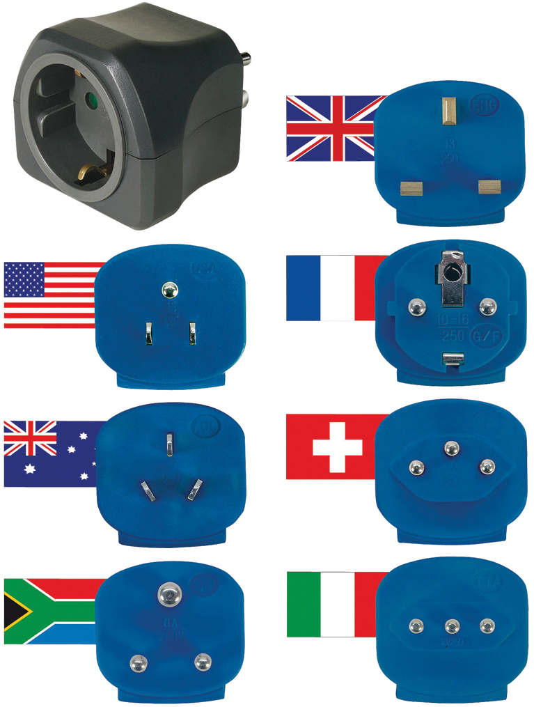 Image of Brennenstuhl Travel plugs