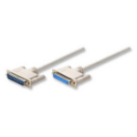 Manhattan 4.5m DB25 M/F serial cable White DB25 F