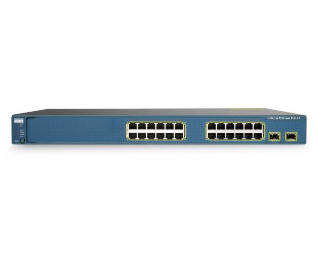 Cisco Catalyst 3560-24PS-E Managed L2+ Power over Ethernet (PoE) 1U