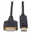 Tripp Lite P134-001-GC video cable adapter 12.2" (0.31 m) DisplayPort DVI-I Black