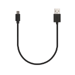 Veho VCL-001-M-20CM USB-kabel USB 2.0 0,2 m USB A Micro-USB B Zwart