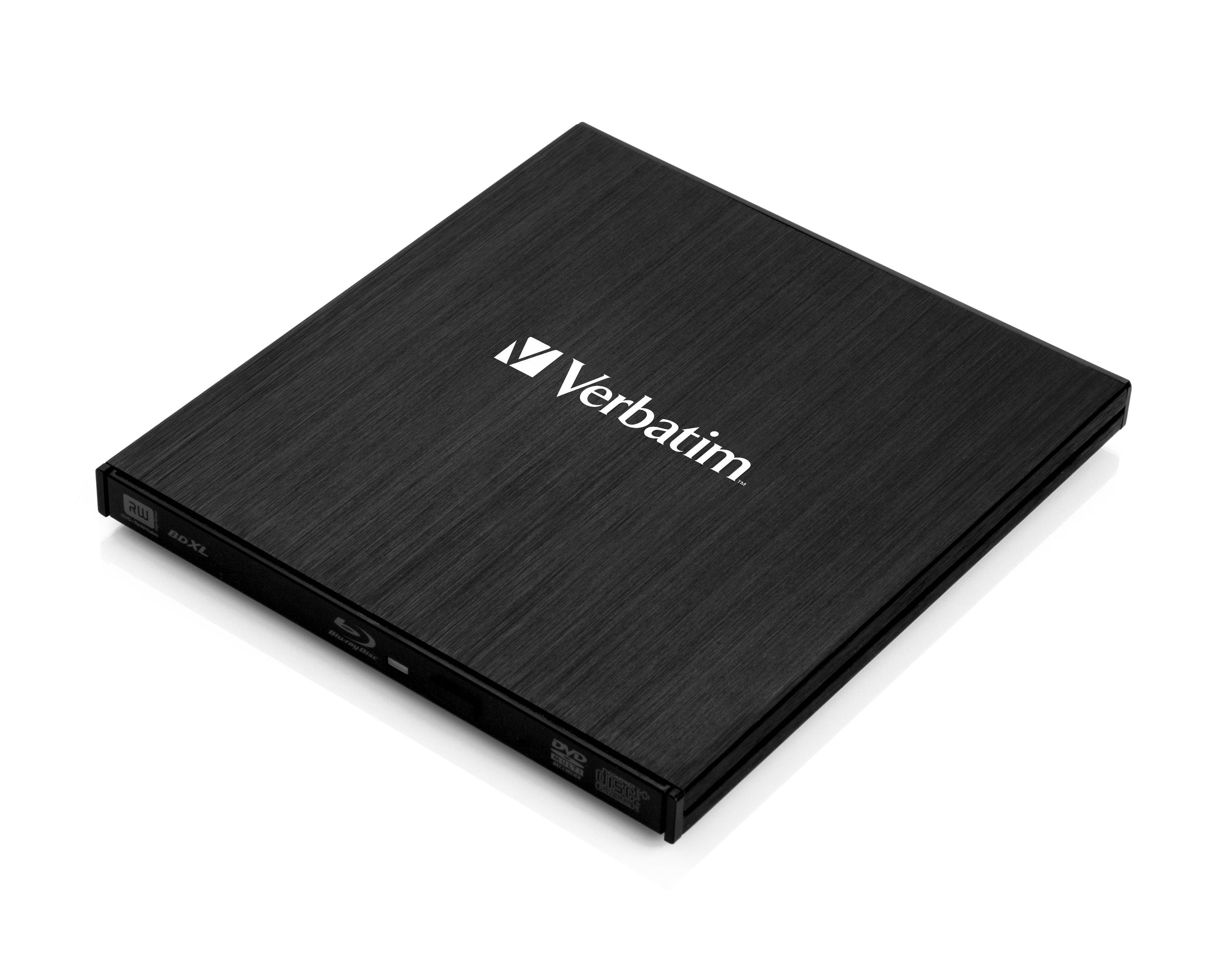 Image of Verbatim External Slimline optical disc drive Blu-Ray RW Black