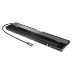 j5create JCD542-N USB-C® Dual HDMI™ Docking Station, includes 2x HDMI ports and 4x USB ports, Grey & Black