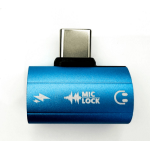 Mic-Lock USB-C Microphone Blocker SoundPass & Secure Charger - Blue