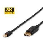 Microconnect DP-MMG-050MBV1.4 DisplayPort cable 0.5 m Mini DisplayPort Black