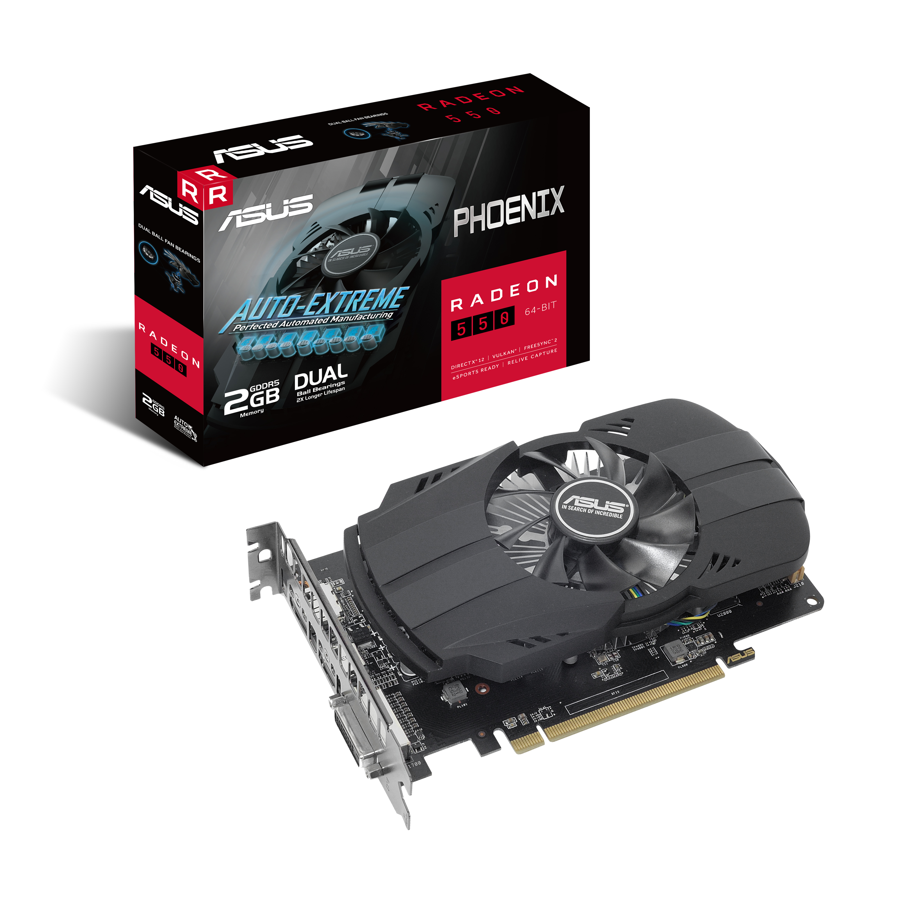 Image of ASUS PH-550-2G AMD Radeon RX 550 2 GB GDDR5