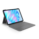 Logitech Combo Touch QWERTY Deens, Fins, Noors, Zweeds Smart Connector Grijs