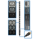 Tripp Lite PDU3V6L2130 power distribution unit (PDU) 48 AC outlet(s) 0U Black