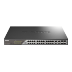 D-Link DSS-200G-28MP/B network switch Managed L2 Gigabit Ethernet (10/100/1000) Power over Ethernet (PoE) 1U Grey