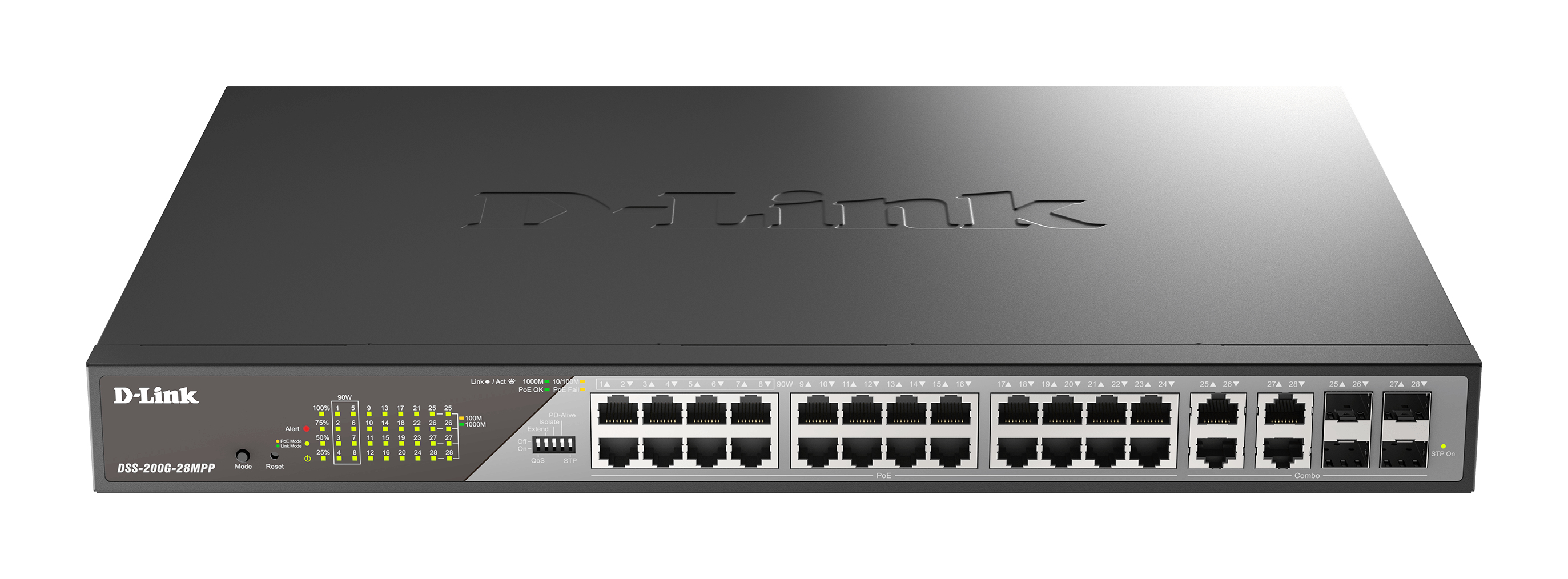Image of D-Link DSS-200G-28MP/E network switch Managed L2 Gigabit Ethernet...