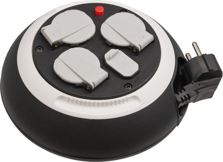 Image of Brennenstuhl 1109220600 power extension 3 m 3 AC outlet(s) Indoor...